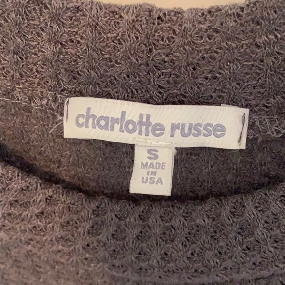 Charlotte Russe Gray “Long Underwear” Dress - Picture 3 of 3